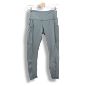 90 Degree Women's Gray High-Waisted Leggings With Pocket